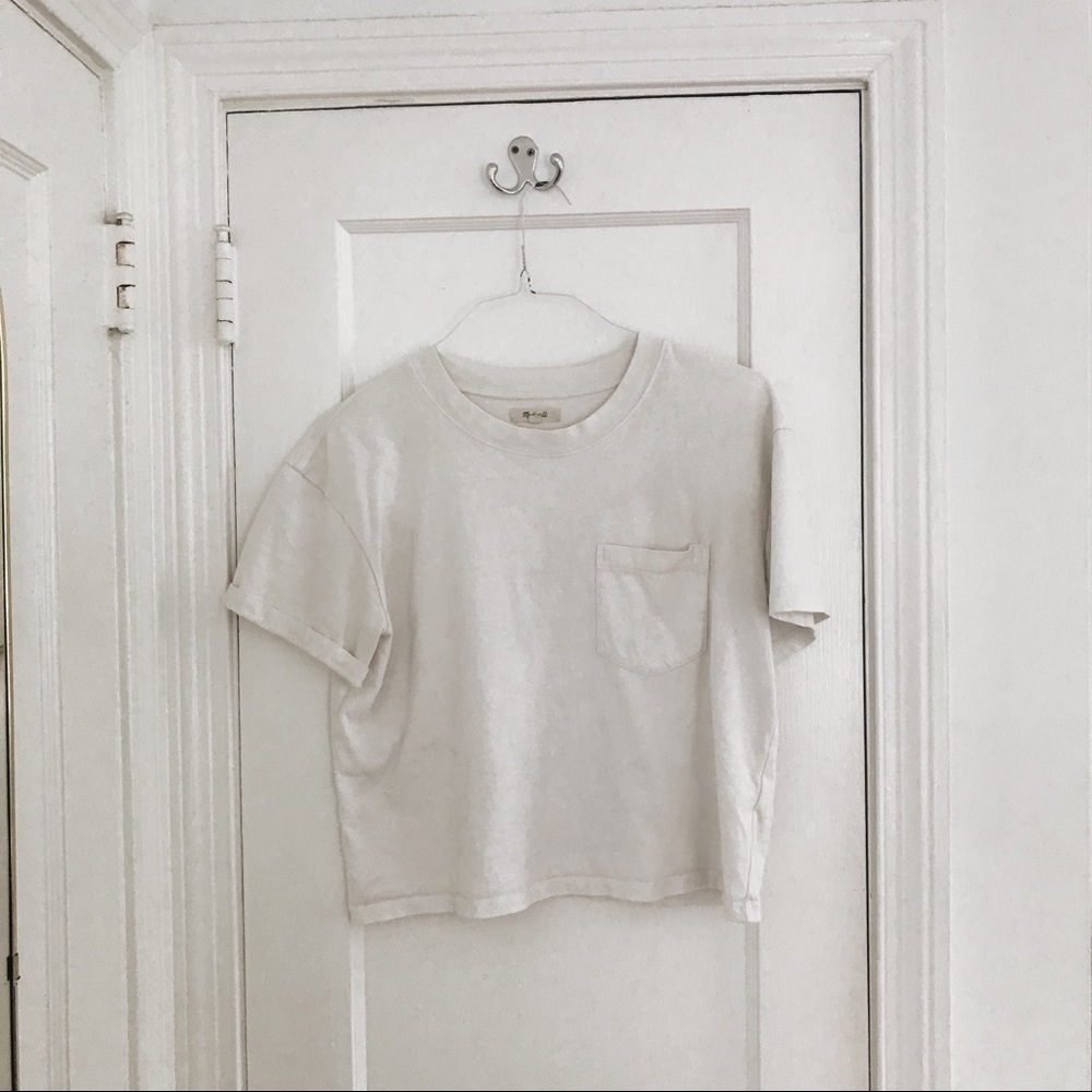 Madewell White Pocket T-Shirt